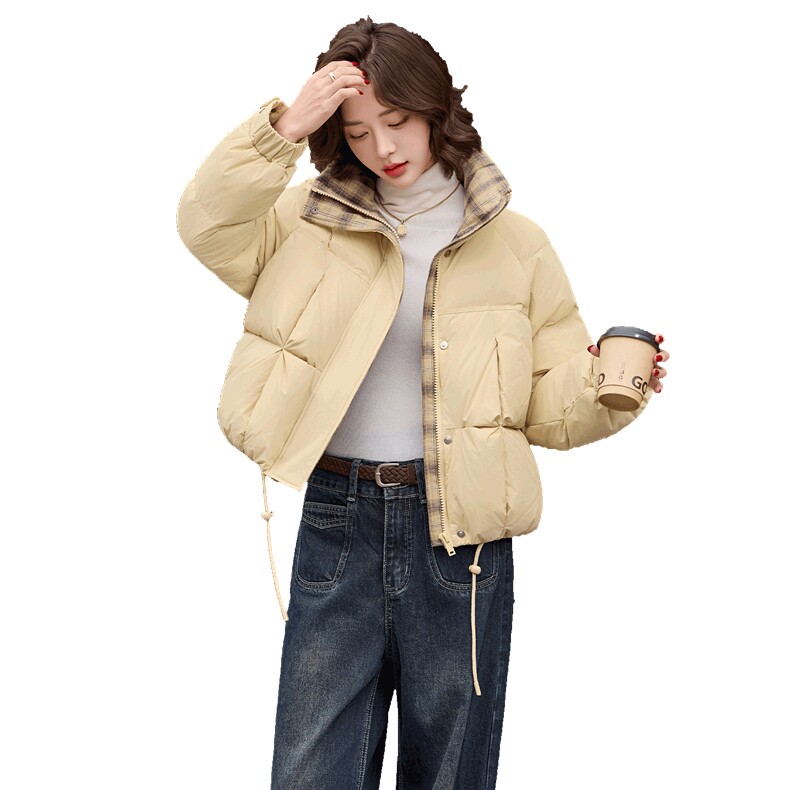 现货面包服女2025年冬季新款女装时尚休闲泡芙羽绒服,女装羽绒服,关键词