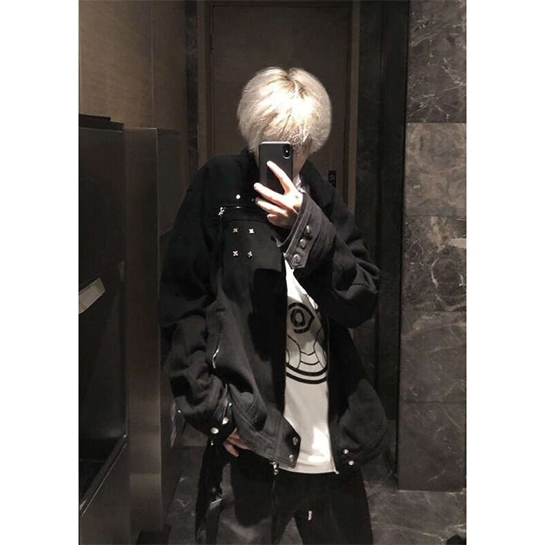 DJK8326-P85美式高街外套男春秋季设计感潮牌翻领夹克-网图现货,男装夹克,星座603-2