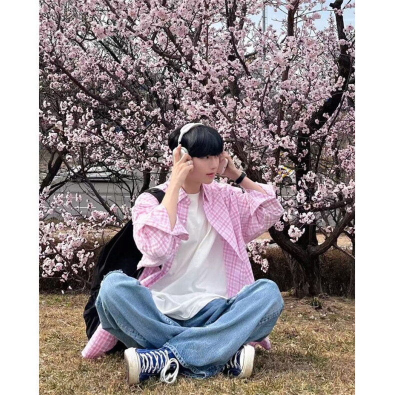 格纹衬衫美式复古开衫男宽松上衣高街潮CY0021P50,男装衬衫,星座1004（原星座815-3）