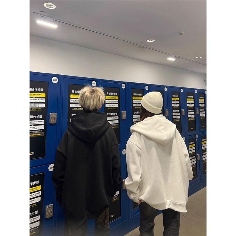 美式复古刺绣开衫连帽卫衣外套男女春情侣潮牌拉链上衣WYX15P54,女装短外套,星座1013-5