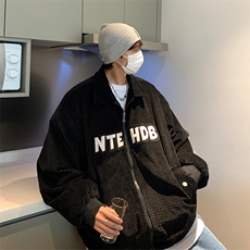 EQ1002024新款ins港风玉米粒毛巾绣外套男夹克P108，男装夹克，电商C306-1