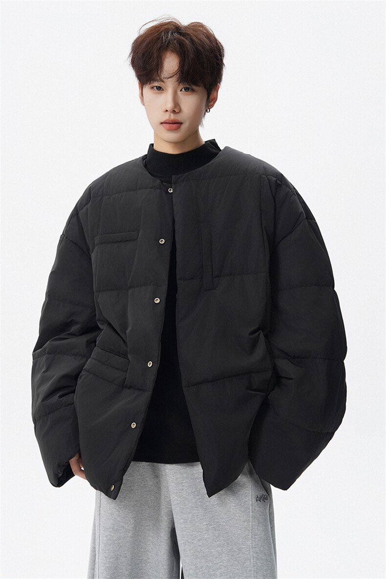 8XL-M90白鸭绒！超厚短外套羽绒服男面包服棉衣YRFC06P220控258,男装羽绒服,电商D206-1