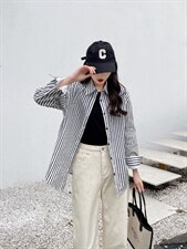 新款假两件衬衫，女装衬衫，OMY 瓯蔓意