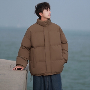 主推！三防面料加绒加厚立领大码棉衣羽绒服男 MY1266-特批68图片