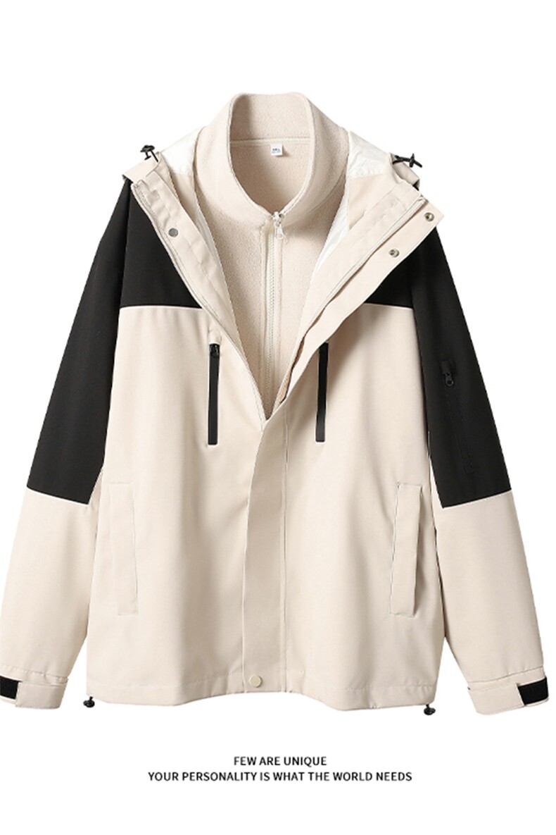 【真三防三合一冲锋衣】DZ2181-TP215299冬季撞色户外夹克男,男装夹克,电商A102