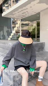 千鸟格复合卫衣图片