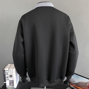 假两件条纹长袖卫衣男 cp127-特p55图片