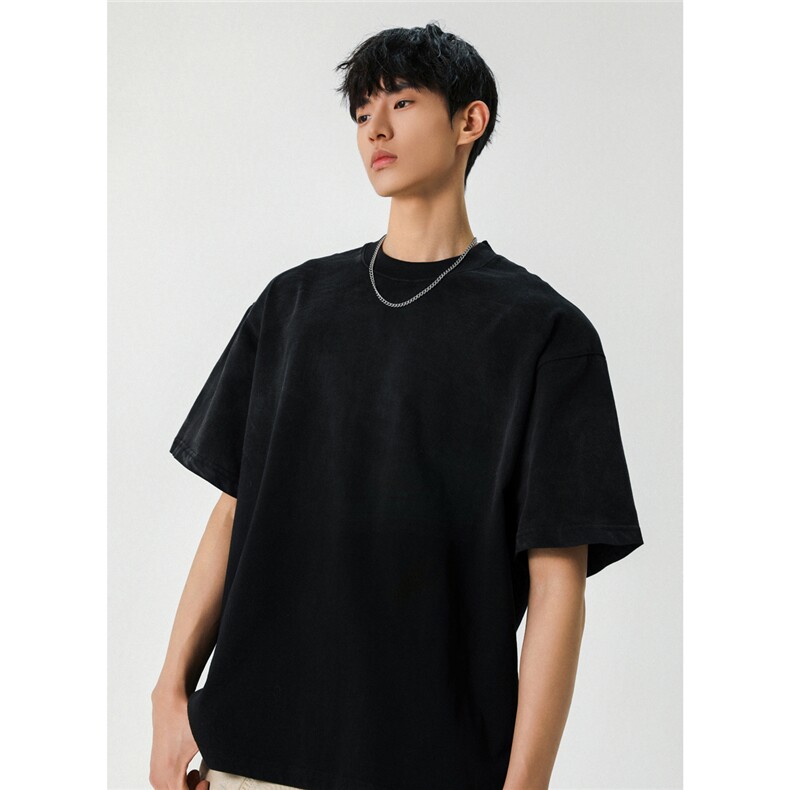 2026新款潮牌短袖宽松韩版扎染工艺T恤T7020/P4878，男装T恤，星座202