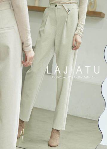 冬季新款毛呢裤，女装，拉嘉图