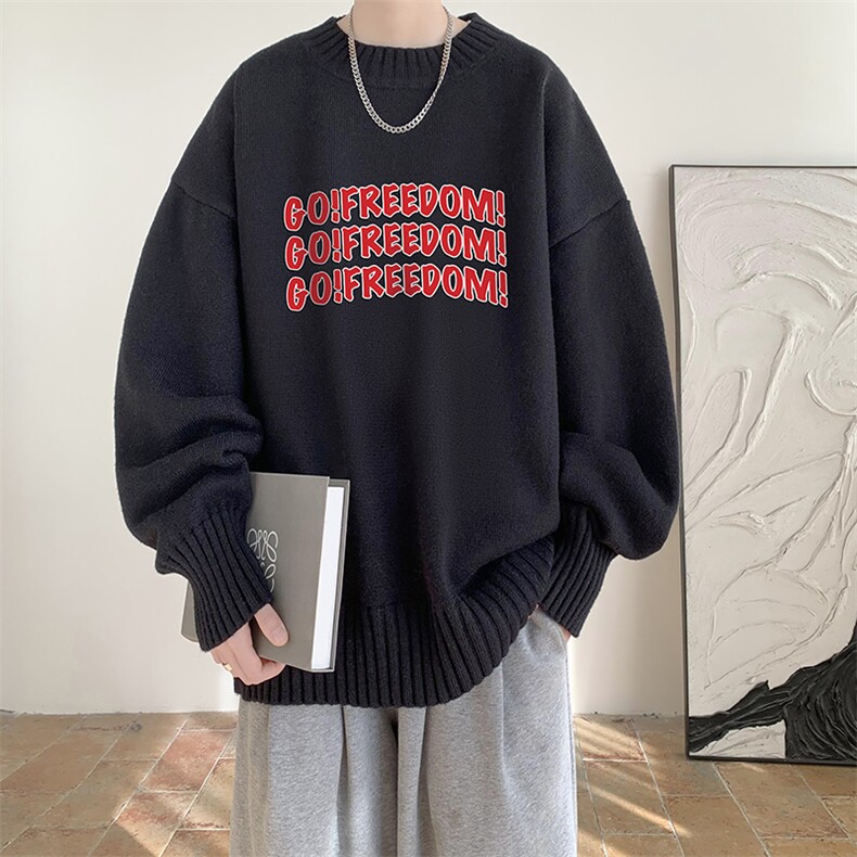 半高领毛衣男士大码针织衫男毛线衣男M18338-P45加绒款-P65,男装针织衫/毛衣,电商A040