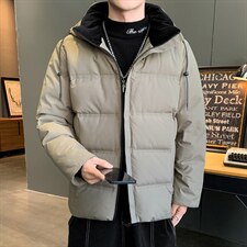 内景2023新款连帽90%白鸭绒大码M-8XL男士羽绒服XZ109-Y9799-P195，男装羽绒服，星座109