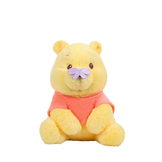 春日蝴蝶维尼熊大号公仔送女生闺蜜生日礼物可爱黄色小熊毛绒玩具