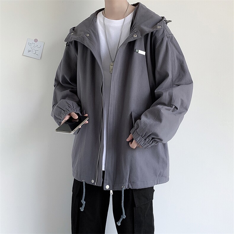 原宿风新款工装外套百搭春装ins港风帅气韩版夹克 现货 W424-P55图片