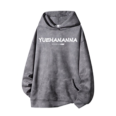 得物供货、重磅420克现货麂皮绒扎染卫衣HD019-1-WL25364ZR-P45，男装卫衣，电商019-1