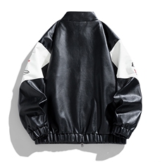 个性拼接皮衣机车服JK2168-P100，男装皮衣，星座210-1