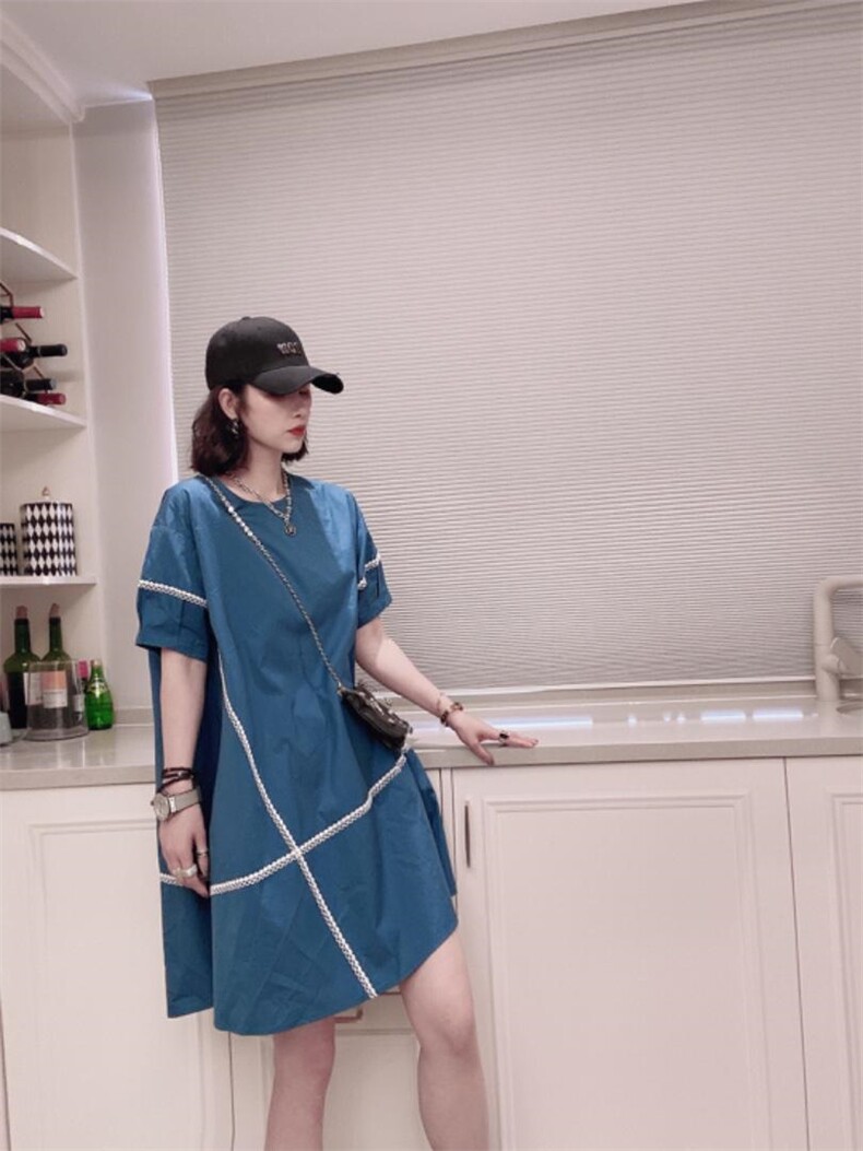 韩版连衣裙ＭL，女装连衣裙，可纳奇