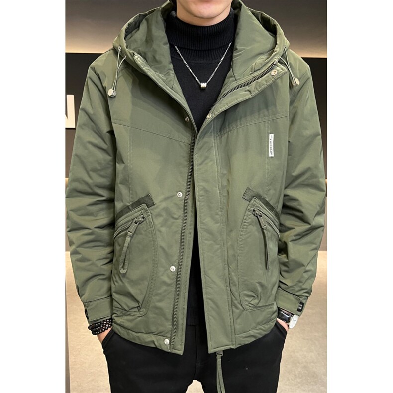 DS-A225-M501加棉男士连帽帅气工装青年夹克百搭时尚潮流外套,男装夹克,电商A225