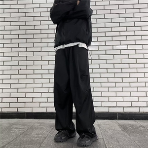 美式工装裤男宽松直筒登山裤秋季美式伞兵机能休闲冲锋裤EK13-P35图片
