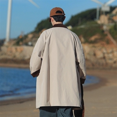 2024秋季新款cityboy大码中长款翻领风衣M-5XHJ22463-特P60，男装风衣，电商A022