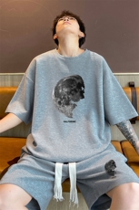 套装！华夫格套装短袖T恤短裤男HTZ532-特p：38，男装牛仔裤，电商B371