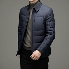 2023冬季休闲男士羽绒服青年男装加厚保暖90%白鸭绒ZL2277-P245，男装羽绒服，星座1105-3