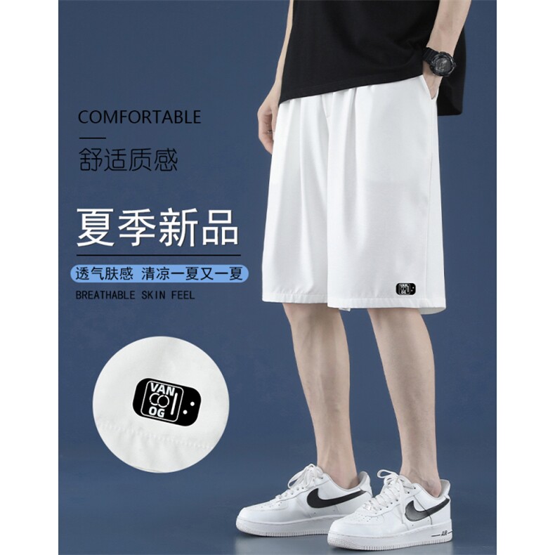抗皱冰丝薄款舒适亲肤潮流休闲清爽速干五分裤  DK505-特批17图片