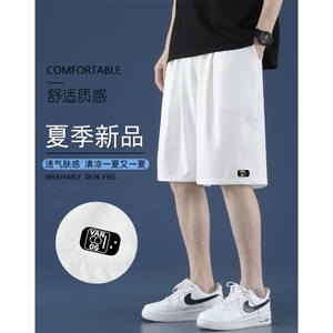 抗皱冰丝薄款舒适亲肤潮流休闲清爽速干五分裤  DK505-特批17图片