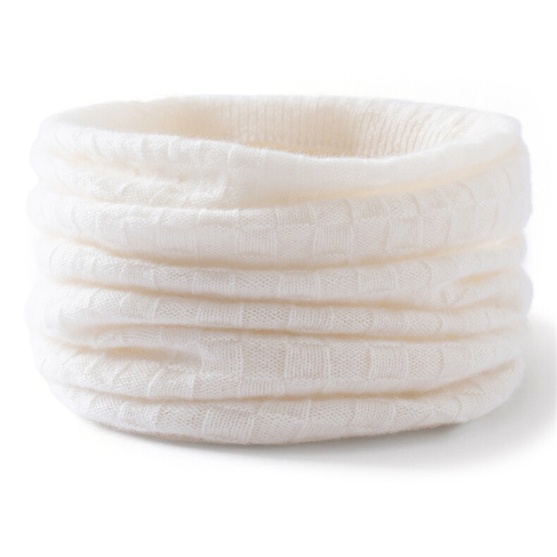 2025年新款百搭女士双股加厚保暖提花围脖，围巾，思琳羊绒