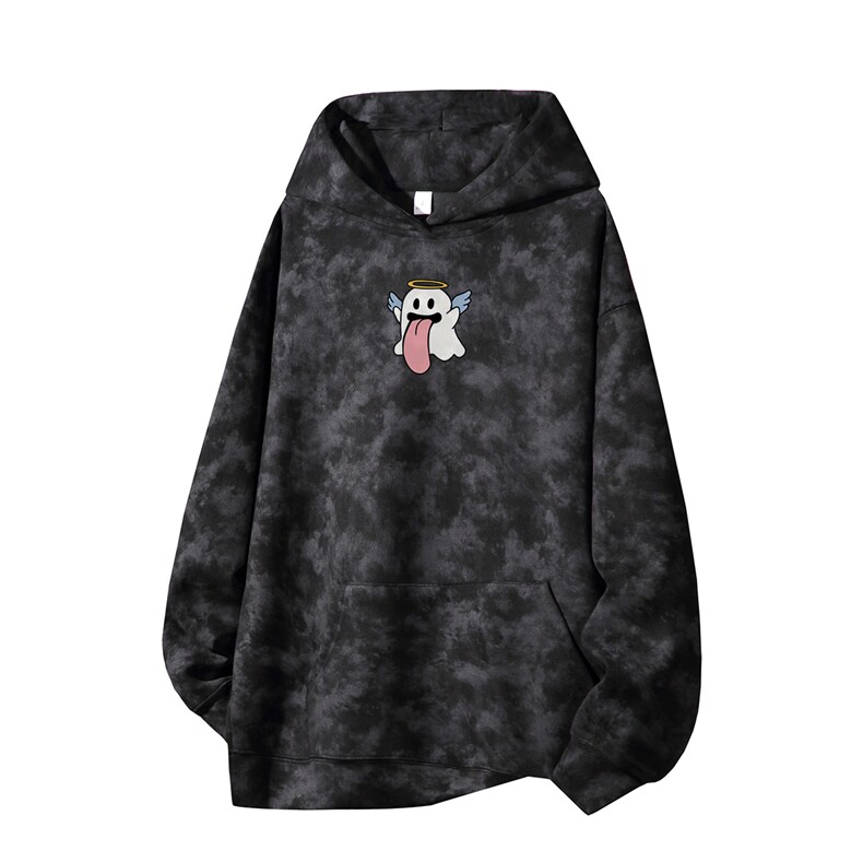 得物供货、重磅420克现货麂皮绒扎染卫衣HD019-1-WL25381ZR-P45,男装卫衣,电商019-1