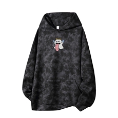 得物供货、重磅420克现货麂皮绒扎染卫衣HD019-1-WL25381ZR-P45，男装卫衣，电商019-1