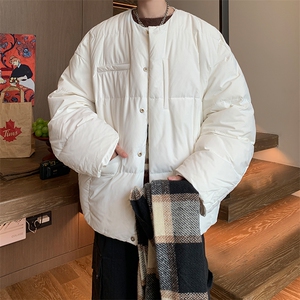 8XL-M 90白鸭绒！超厚短外套羽绒服男面包服棉衣YRFC06P220控258图片