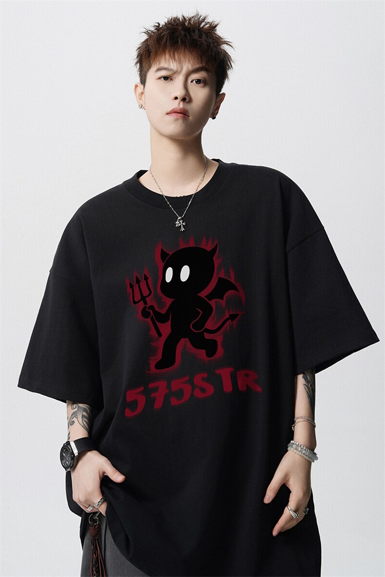 240g美式重磅短袖T恤FSDX293M-5XL特批25无差价控48,男装T恤,电商B219B