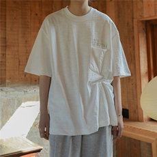 814-1-T4809-P5569竹节棉300克刺绣短袖T恤（棉），男装T恤，星座814-1