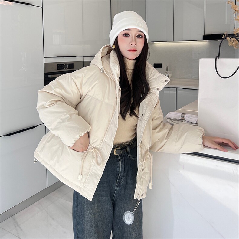 时尚新款冬季连帽羽绒服修身显瘦保暖外套,女装羽绒服,阿舍尔精品