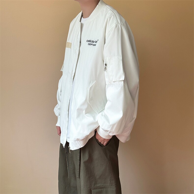 现货主推秋季休闲工装夹克外套男日系潮男棒球服A351-JK020-P95,男装夹克,电商A351