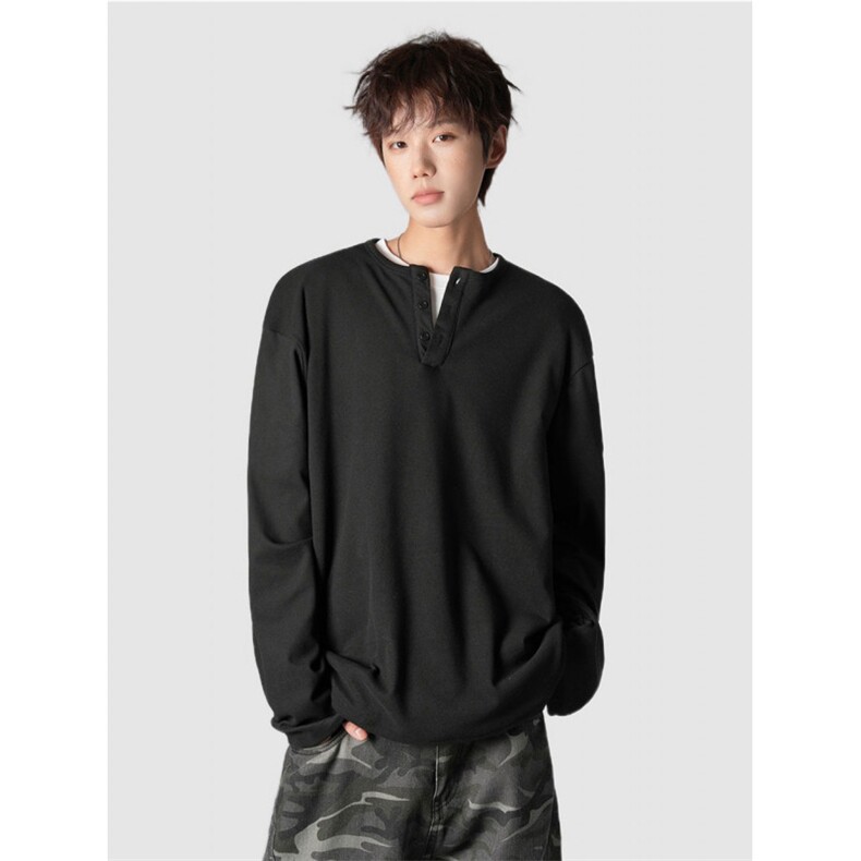 TXDD017-P40高质量春秋新款长袖T恤卫衣男女同款打底衫，男装T恤，星座712A-1