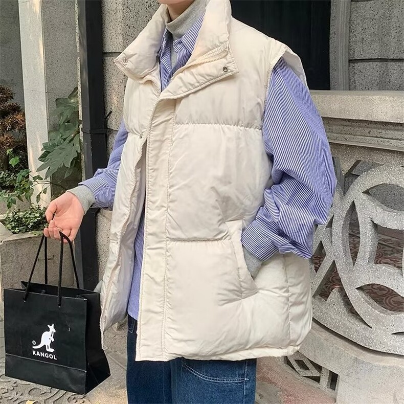 原宿秋季纯色马甲男百搭潮新款宽松型G809P55,男装背心/马甲,星座1116-2