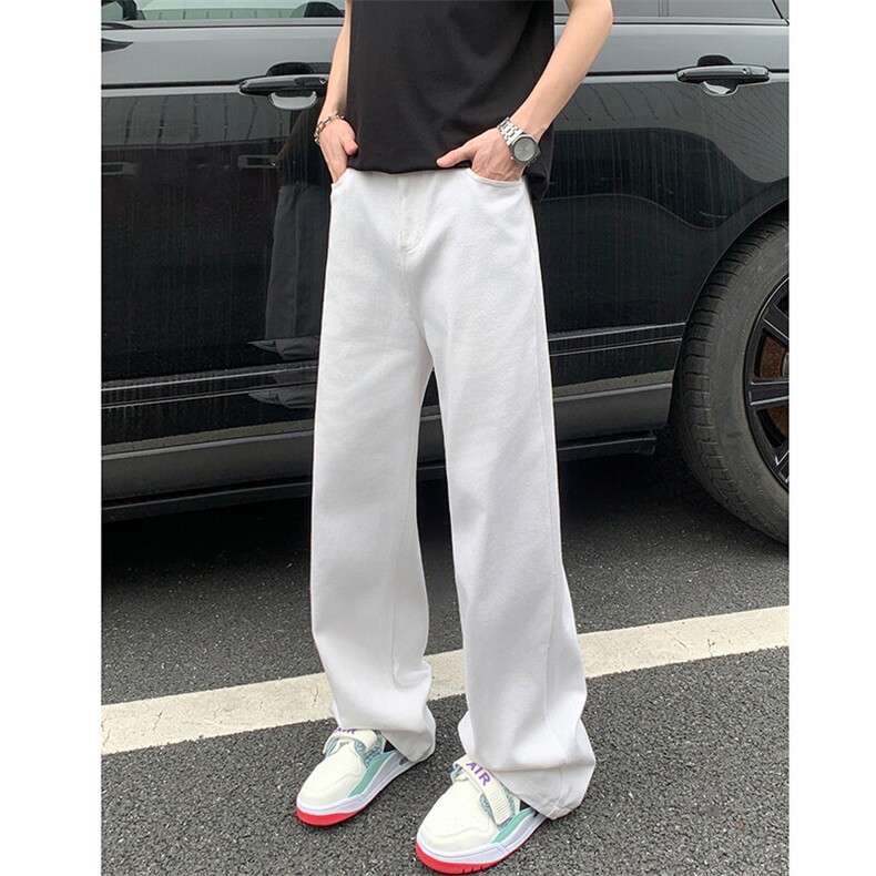 夏季纯棉宽松休闲长裤男直筒百搭潮流情侣裤子25XK67098特批33,男装休闲裤,电商A042