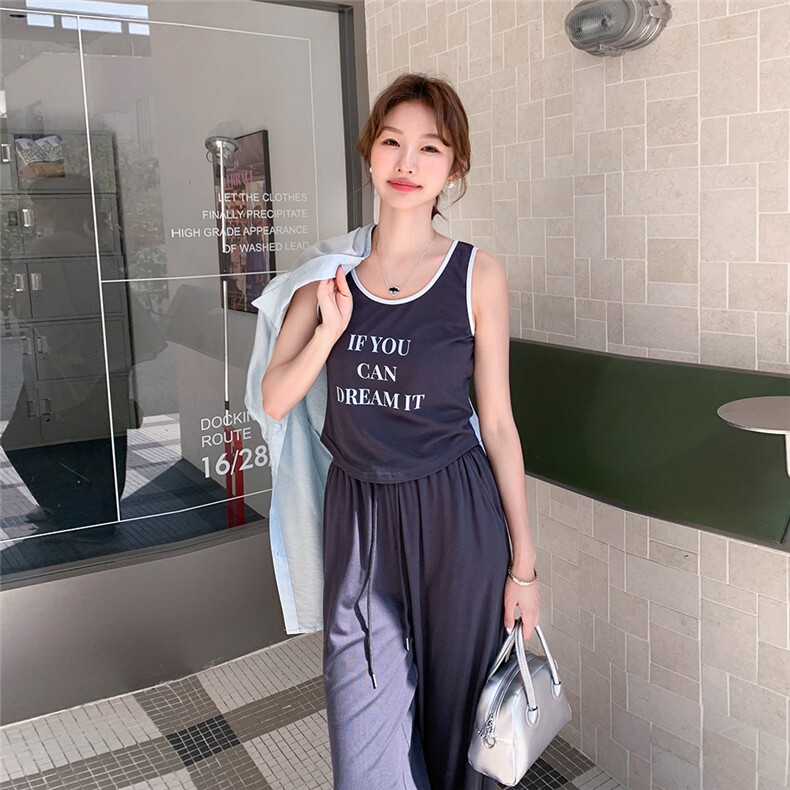 休闲运动防晒衬衫套装裤女夏2025新款ootd穿搭俏皮活泼爆款三件套,女装套装/套裙,2C261