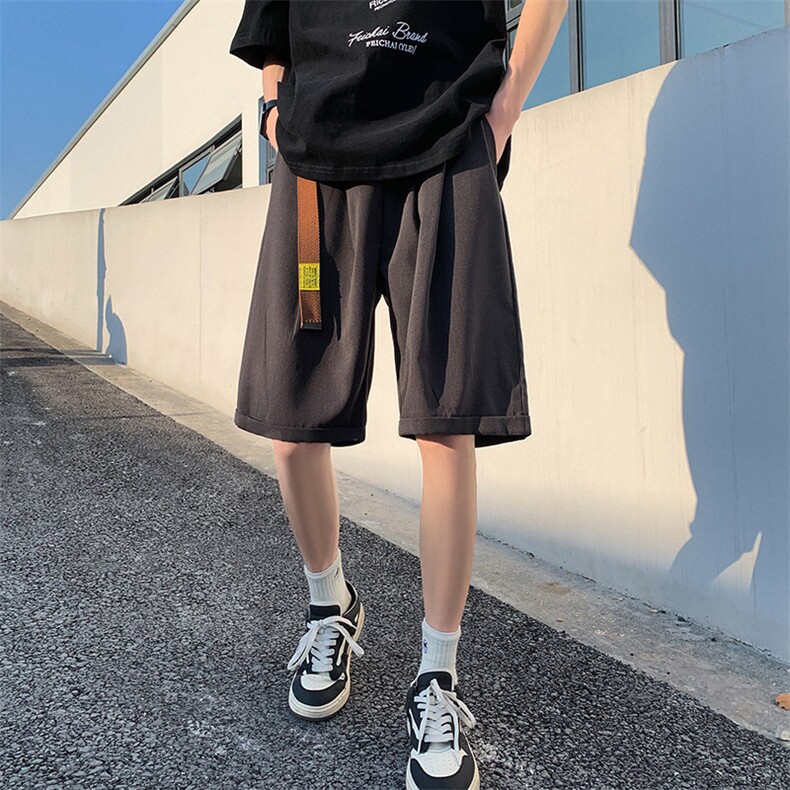 夏装日系冰丝西装短裤男加肥加大码胖子大码宽松西装裤子特p20,男装牛仔裤,星座909-2（原星座717-2）
