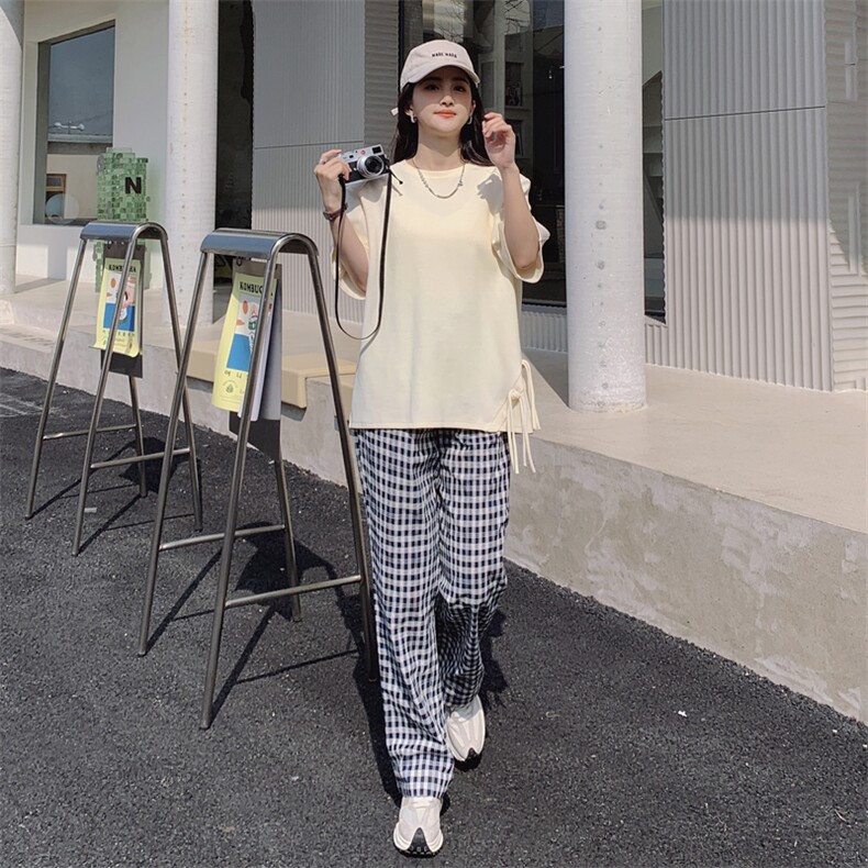 现货2022年夏季新品两件套套装,女装套装/套裙,菡迪欧娜