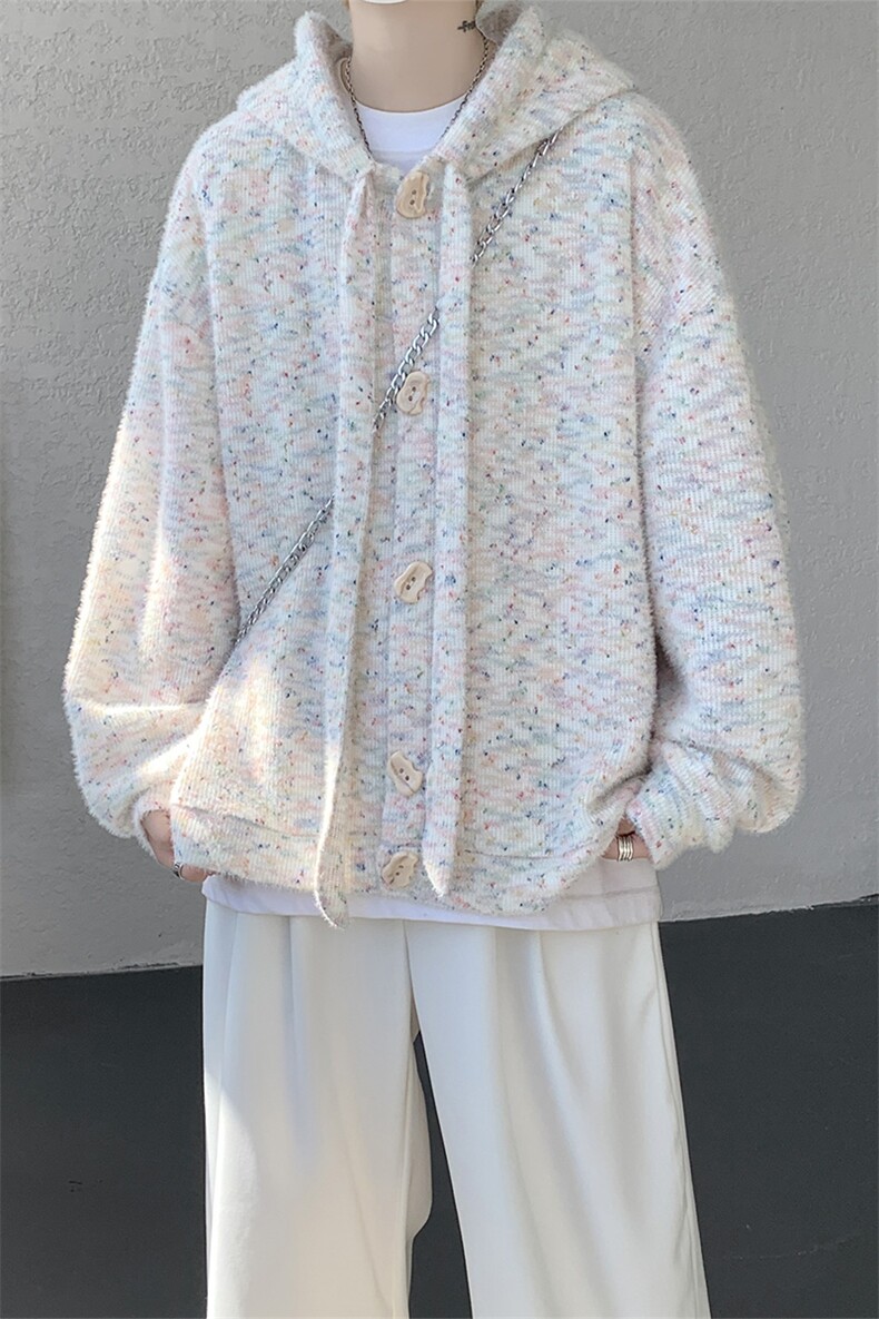 WY10142-特P53控98秋季设计感小众长帽绳大码男长袖连帽卫衣外套,女装短外套,电商A059