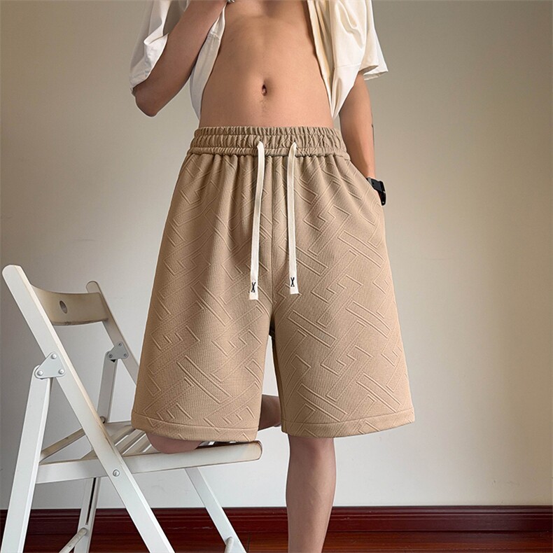 2026夏季新款现货2W件宽松提花短裤M-5XLHK26259-特P12，男装牛仔裤，电商A022