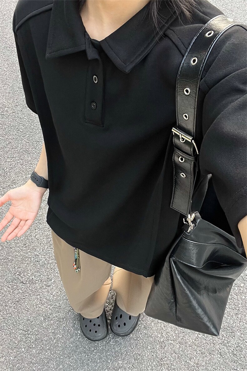 主推2025重磅夏季简约新款百搭翻领POLO衫短袖T恤男S417-特28,男装Polo衫,电商A233-1