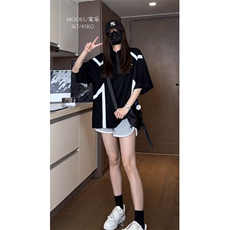 抖音品质！重磅夏季美式冰丝POLO衫男潮流宽松短袖XP2405-P45控68，男装Polo衫，电商B370