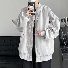 A930-P62春秋季复古潮牌机能宽松棒球服美式简约飞行员夹克男，男装夹克，星座512-6