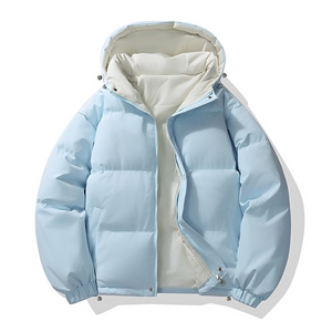 冬季clean撞色棉服中性加厚连帽短款棉衣 HZ8811-特P68不议价图片