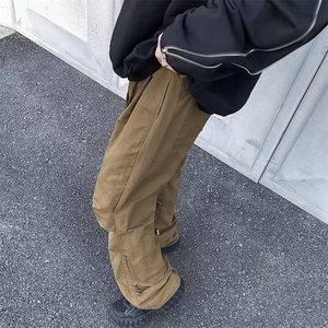 美式速干冲锋裤男户外运动伞兵工装裤高街宽松休闲长裤子M682/P45图片