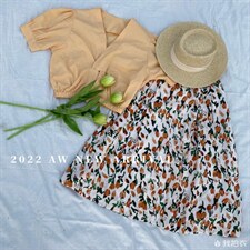 韩味小衫?半裙，女装半身裙，朵缇