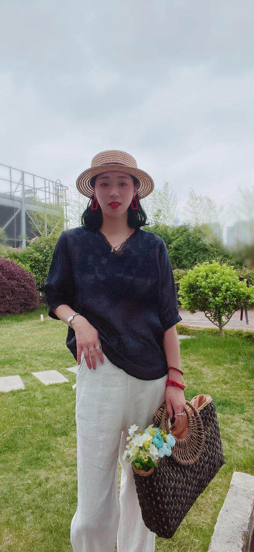 纯苎连衣裙小衫裤子裙子衬衣 时尚风 风淑女风休闲风，女装连衣裙，川哲